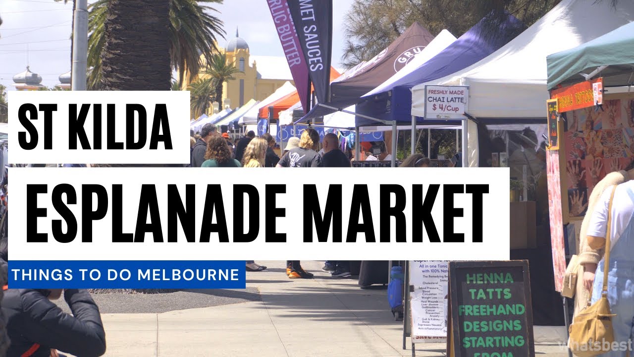 Discover the highlights of St Kilda Esplanade Market.