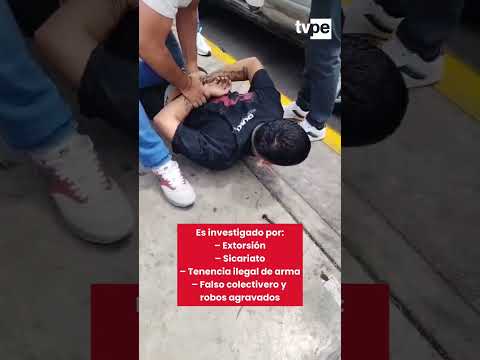 Cayó Loco Yeizon, implicado en extorsión, sicariato y robos agravados