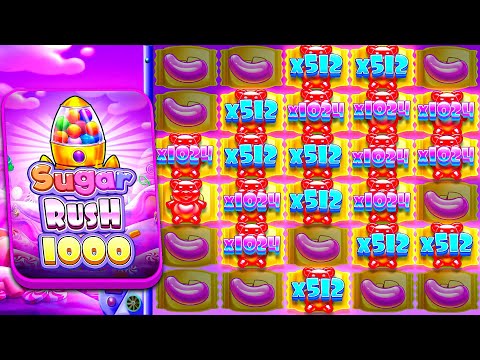 INSANE SUGAR RUSH 1000 BUY – MULTIPLIERS WENT CRAZY! ($10000)