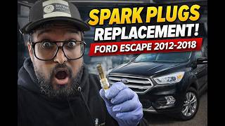 HOW TO REPLACE SPARKPLUGS ON FORD ESCAPE 2014-2018 AT HOME