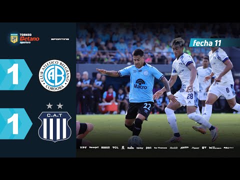 BELGRANO 1 - 1 TALLERES I Resumen del partido | #TorneoBetano Apertura 2025