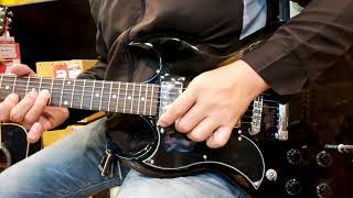 Video thumbnail for Jay Turser SG Guitar JT-50 Test Lazer Music Store by Jmorrero