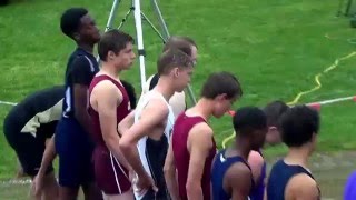 Canoy Tyree runs 800 for Mallard Creek HS at the NC JV Championships 25Apr2015