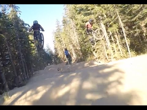 LowerAline - Yusuke Yamamoto Whistler Bike park with Santa & Rin (3-Axis Brushless Gimbal)