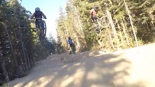 LowerAline - Yusuke Yamamoto Whistler Bike park with Santa & Rin (3-Axis Brushless Gimbal)