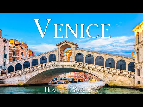 Venice 4K Amazing Aerial Film - Relaxing Piano Music - Scenic Relaxation