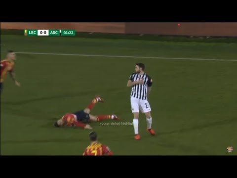 Orribile infortunio Horrible injury Manuel Scavone Lecce - Ascoli Serie B