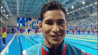 El guatemalteco Erick Gordillo vuelve a imponer su calidad, oro en 200 metros mariposa