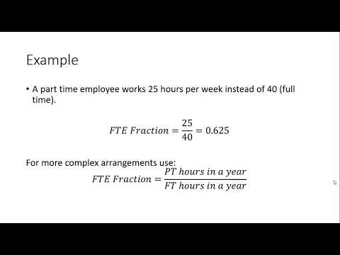 Part of a video titled How to Calculate FTE Salary - YouTube