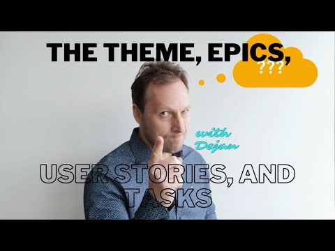 The Theme, Epics, User Stories, and Tasks with Dejan Majkic