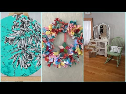 ManosalaObraTv 2019 Programa 89 - Espejo intervenido - Rosca Navideña - Pintar Cuadros