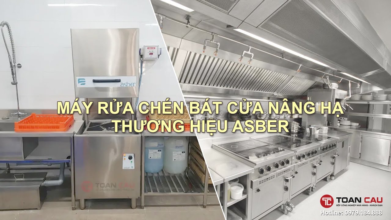 Máy rửa chén công nghiệp Asber GE-H510 DD
