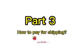 How to shipping from taobao to usa Part 3, taobao shipping guide tutorial $3/lb!
