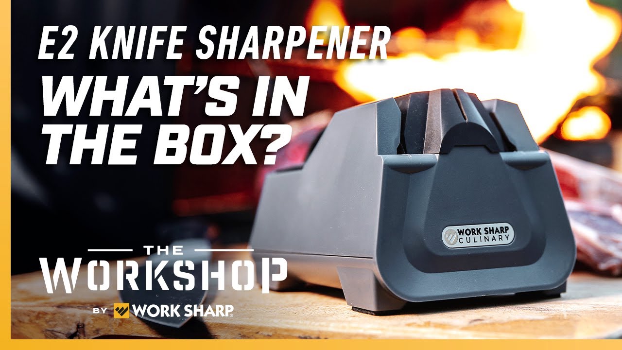 The E2 Kitchen Knife Sharpener - What's in the box?
