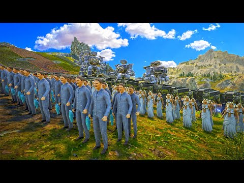 T45 Shotgun, Reaver Class TITAN & Cleopatra Force vs 4 million MONSTER army !! UEBS2