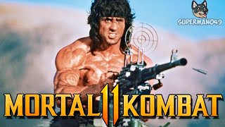 BRUTALITY HUNTING WITH RAMBO! - Mortal Kombat 11: "Rambo" Gameplay (Online Matches)