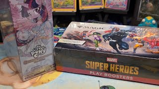 Friday night magic the gathering and my little pony openings