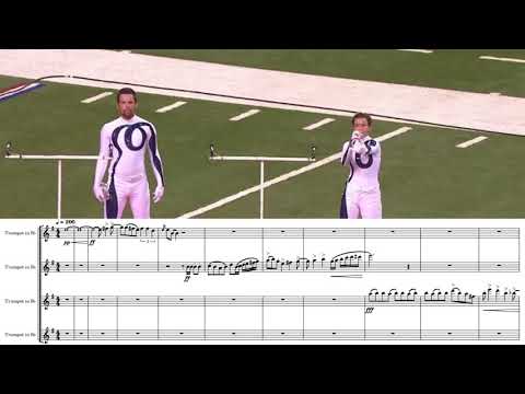 Bluecoats 2016 - Down Side Up - Trumpet Quartet