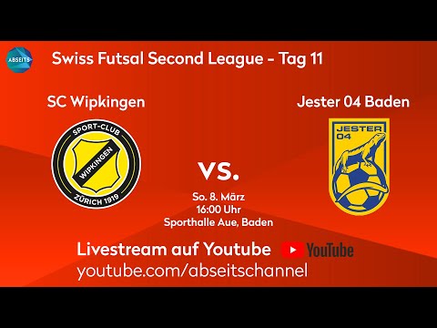 SC Wipkingen vs. Jester 04 Baden | Swiss Futsal Second League - Gr. 3 - Tag 11 | 08.03.2026