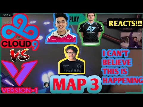 Myth , Subroza , Tarik ,Dicey And Flom Reacts to  Cloud 9  Vs  V1  !! MAP 3  !!  WINNER TO ICELAND!!