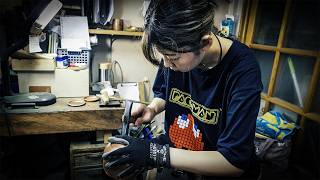 【全工程】历经10年修炼的壶嘴——师徒打造铜制急须的完成之路
