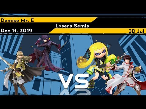 [Smash Ultimate] Xeno191 (L.Semis) - Demise Mr. E vs 3D Jul
