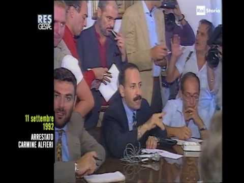 Settembre 1992 - RaiStoria- l'arresto del padrino Carmine Alfieri