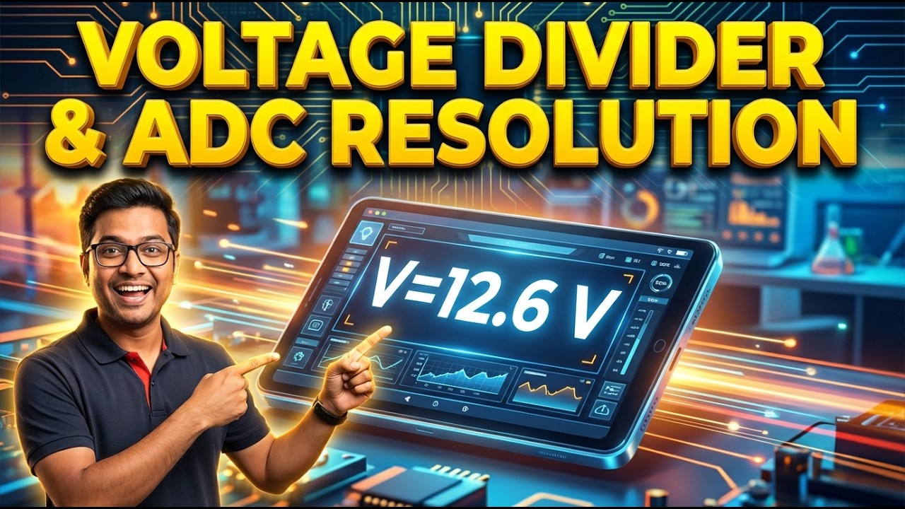 Voltage Divider & ADC Resolution Interactive Calculator