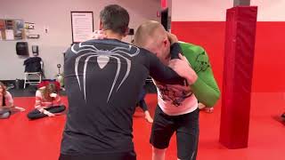 No gi duck under takedown
