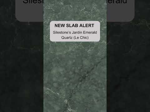 Silestone Jardin Emerald Quartz #shorts  #interiordesign #kitchen #quartz #quartzcountertops