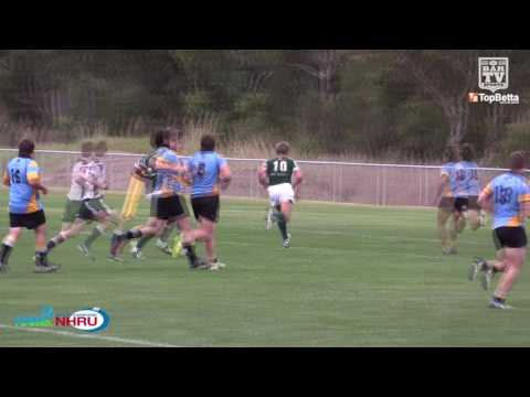 2016 NHRU Round 5 Premier 2 Highlights - Southern Beaches v Merewether Carlton