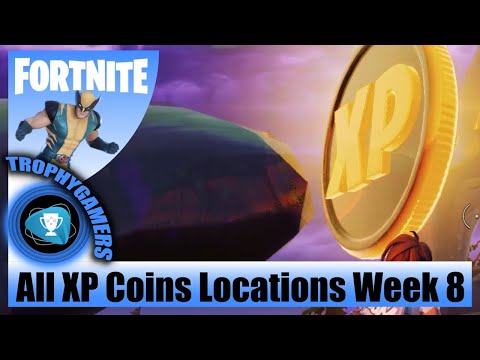 Fortnite - All XP Coins Locations Week 8 Chapter 2 Season 4