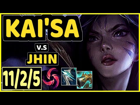 SHORTHOP (KAI'SA) vs JHIN - 11/2/5 KDA BOTTOM ADC GAMEPLAY - NA Ranked MASTER