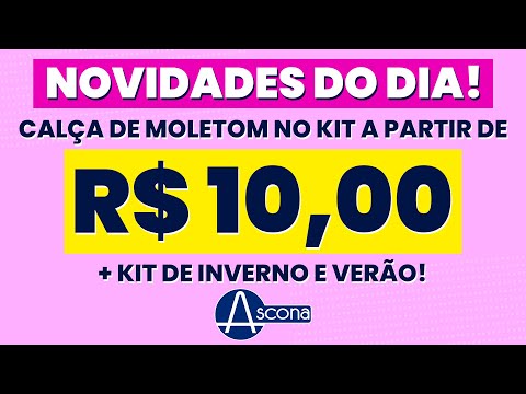 CALÇA DE MOLETOM POR DEZ REAIS! MODA INFANTIL INVERNO E VERÃO KYLY ELIAN BRANDILI MALWEE E MAIS!