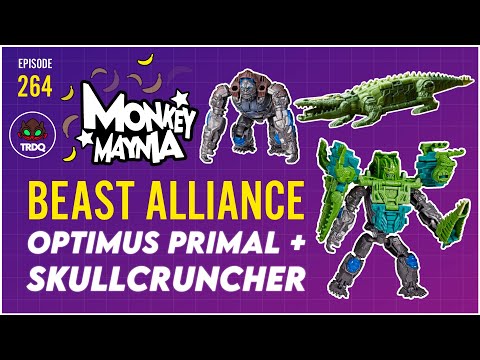 TRDQ: Rise of the Beasts - Beast Alliance Optimus Primal + Skullcruncher
