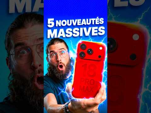 J'AI REÇU L'iPHONE 18 PRO MAX EN 4 COULEURS 😱 1ère prise en main des dummy 📱