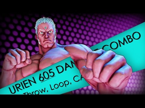 Urien - Season 1 - 605 damage combo - Throw, Stun, Loop, CA