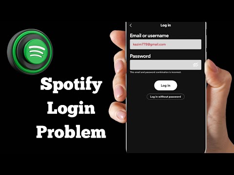 Fix Spotify Login Problem / This Email And Password Combination is Incorrect | iOS