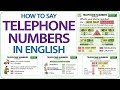 Telephone Numbers In English How To Say Phone Numbers In English Essential English