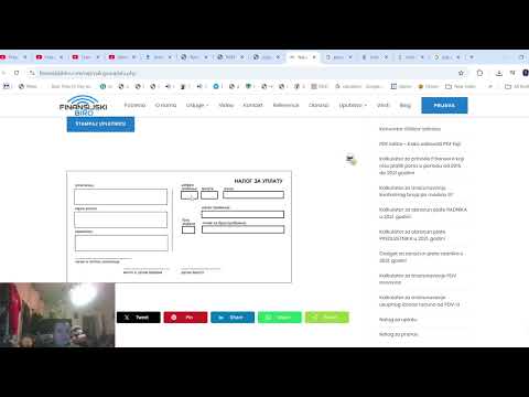 Kako izgleda: Nalog za uplatu - Sta staviti za poziv na broj - Sifru placanja - Model