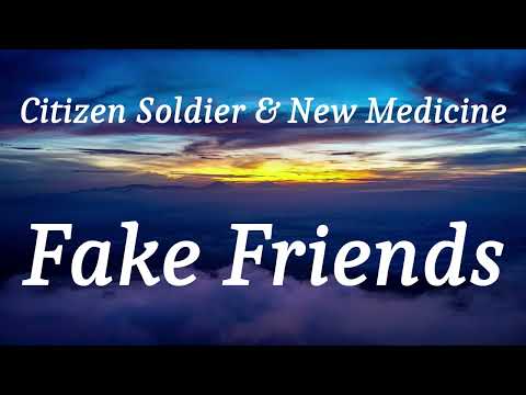 Citizen Soldier & New Medicine - Fake Friends (lyrics)
