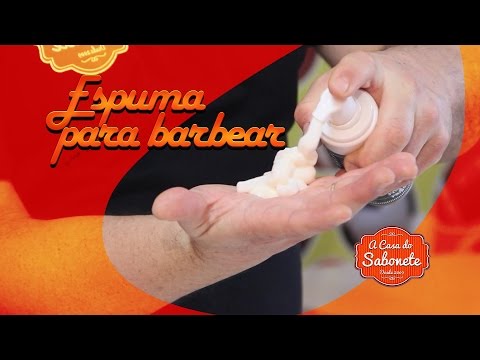 A Casa do Sabonete - Espuma para barbear
