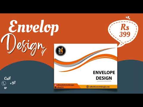 Envelope designing services