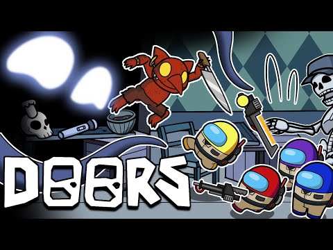 DOORS(FIGURE & JEFF'S SHOP) vs GHOSTBUSTERS EP.1 l Among Us Animation