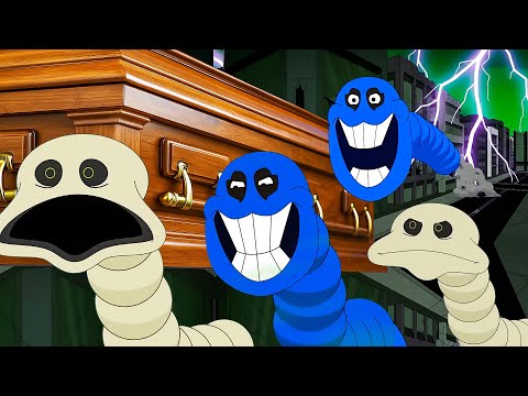 HUNGRY SNAKE vs. BIG WORM - GameToons | Coffin Dance Song (COVER)