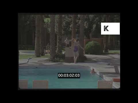 1970s, Arizona, Hotel Swimming Pool, 35mm