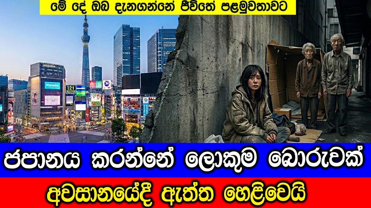 ජපානය නිවෙසක් නැති මිනිසුන්ව හංගන්න යොදන උපක්‍රම. How Ja