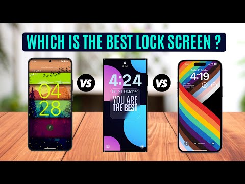 Samsung One UI Vs Apple iOS Vs Google Stock Android - Which offers the best LOCK SCREEN Experience ?