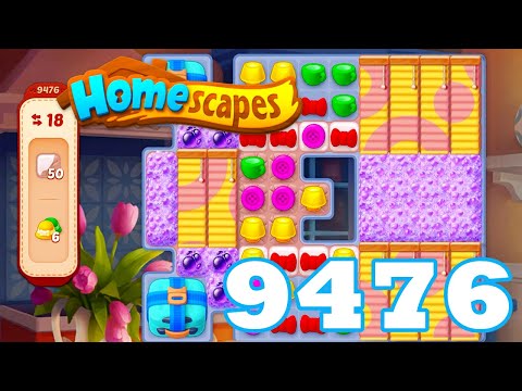 Homescapes Level 9476 HD | 3 - match puzzle game | Gameplay Walkthrough | android | GameGo Game IOS