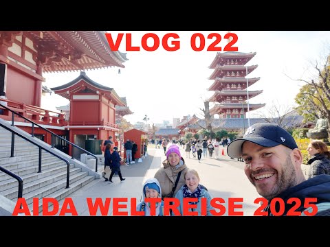 Aida World Cruise 2025 - VLOG 022 - Tokyo